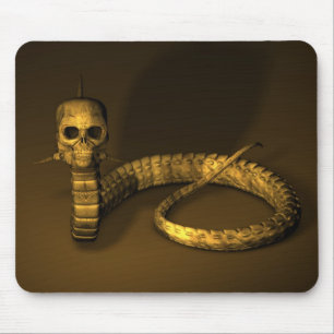 Skull Snake Mousepad