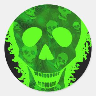 Skull Specters Big Skull (nah oben) Aufkleber