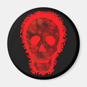Skull Specters Big Skull Red Kühlschrankmagnet Magnet