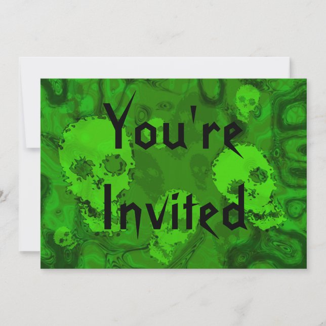 Skull Specters Einladung 'You're Invited' (Vorderseite)