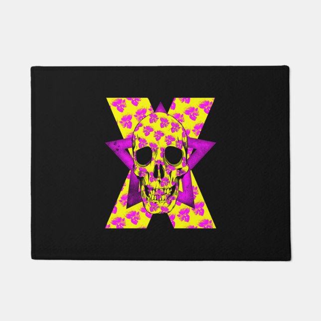 Skull Star Fußmatte (Vorderseite)
