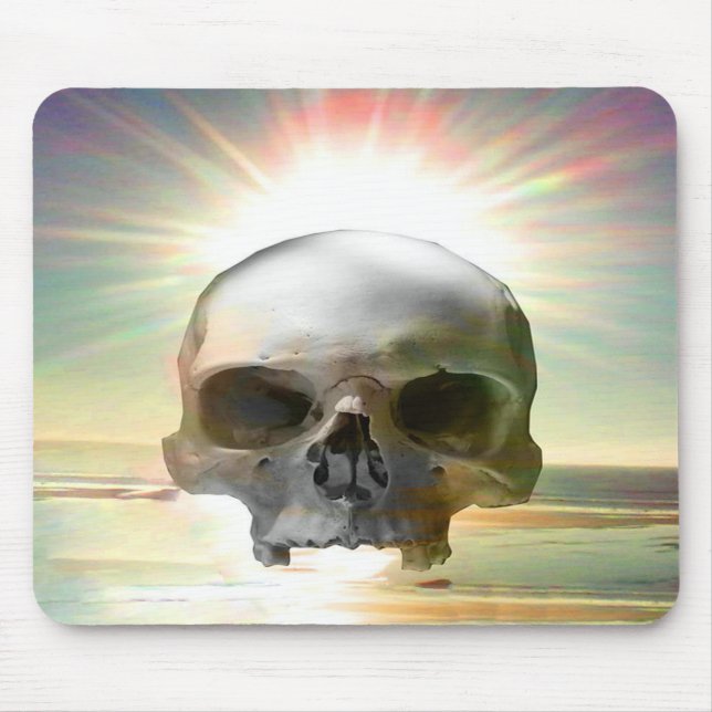 Skull Sunset Mousepad (Vorne)
