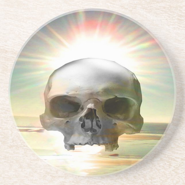 Skull Sunset Untersetzer (Vorne)