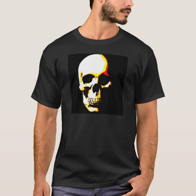 Skull T - Shirt: Fantasy Art Rock Punk T-Shirt (Vorderseite)