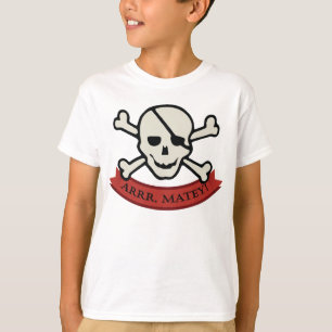 Skull - T - Shirt für Weißkids's Basic Hanes Tagle