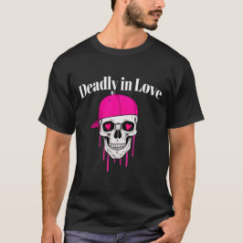 Skull T - Shirt Tod in Liebe Trendy Graphic T-Shir