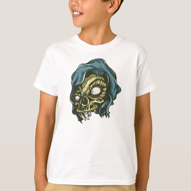 Skull Tagless ComfortSoft® Long Sleeve T - Shirt (Vorderseite)