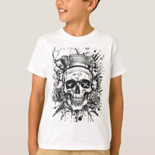 Skull Tattoo Art T - Shirt