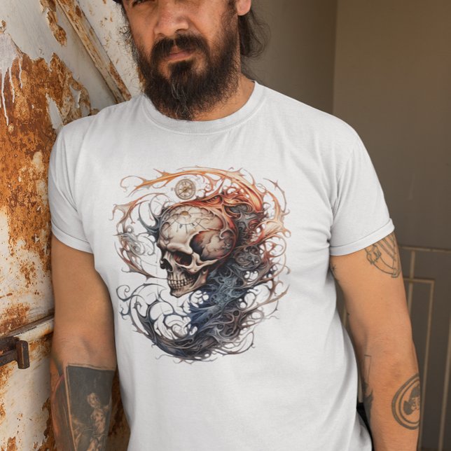 Skull Tattoo Design T-Shirt (Von Creator hochgeladen)