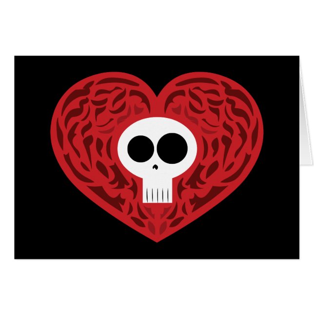 Skull Tattoo Heart (Vorderseite (Horizontal))