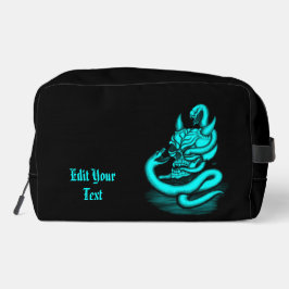 Skull - Teufelskopf mit Schlange Waschbeutel