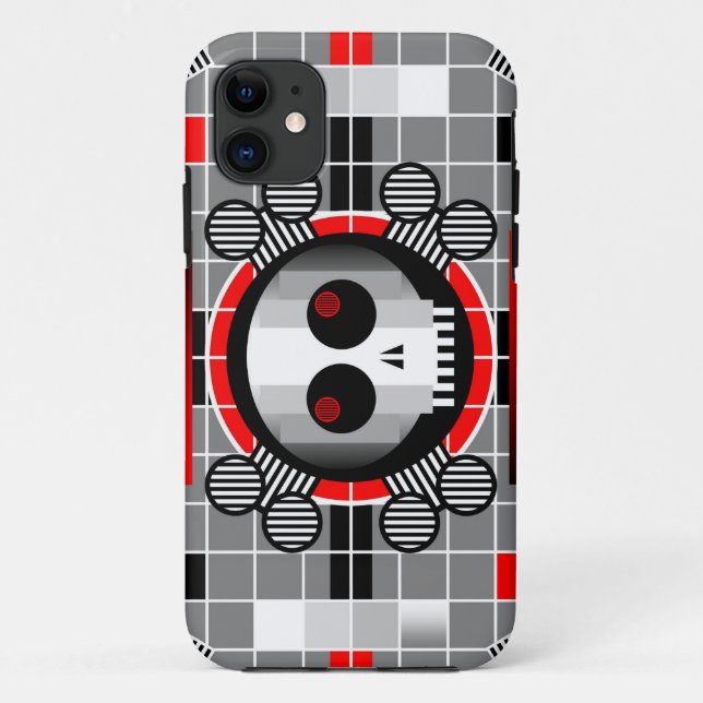 Skull TV iPhone - schwierige Sache Case-Mate iPhone Hülle (Rückseite)