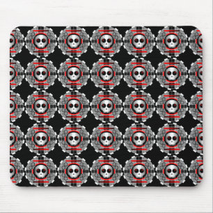 Skull TV Runde Multimousepad schwarz Mousepad
