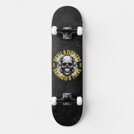 Skull und Blume Skateboard