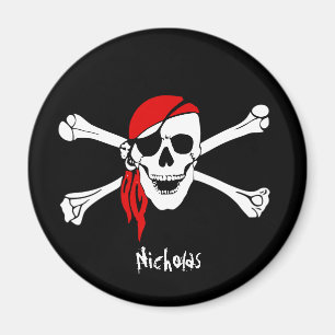 Skull- und Cross-Bones-Pirate Magnet