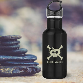Skull und Crossbones Giratpiraterie Flasche Wasser Edelstahlflasche