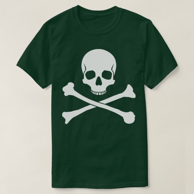 Skull und Crossbones Pirate T-Shirt (Design vorne)