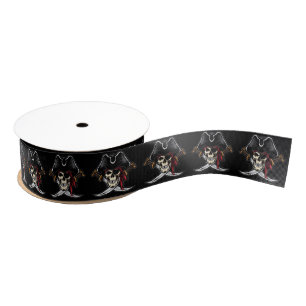 Skull und Crossed Schwerter Pirate Ripsband