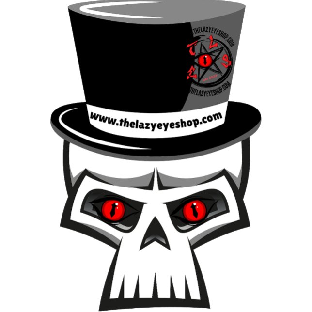 Skull- und Hat-Design T-Shirt (Von Creator hochgeladen)