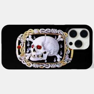 SKULL UND KREUZKNOCHEN RUBY RENAISSANCE JEWEL iPhone 15 PRO MAX HÜLLE