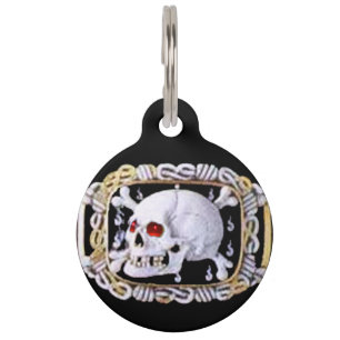 SKULL UND KREUZKNOCHEN RUBY RENAISSANCE JEWEL TIERNAMENSMARKE