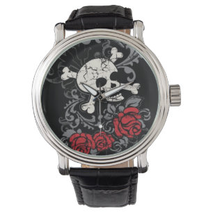 Skull und Rose beobachten Armbanduhr