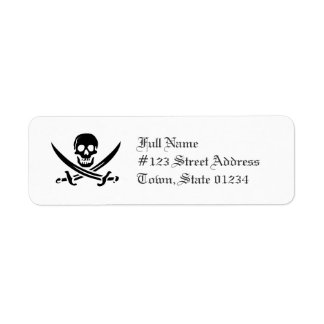 Skull und Schwerter Mailing Labels