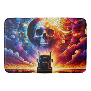 Skull und Semi Badematte