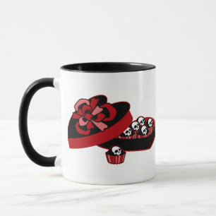 Skull Valentine Candy Tasse