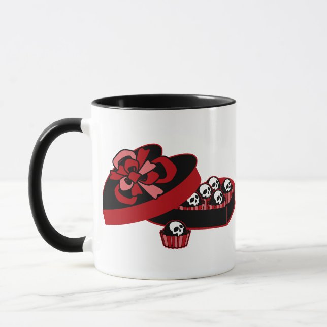 Skull Valentine Candy Tasse (Links)