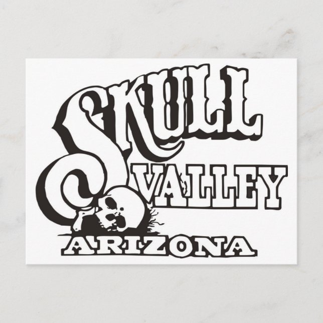 Skull Valley, Arizona Postkarte (Vorderseite)