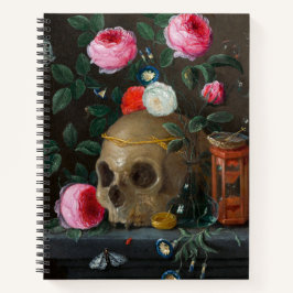 Skull Vanitas Still Life Jan van Kessel Notizbuch