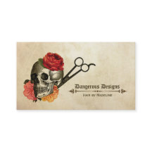 Skull Vintage Blumenhaare