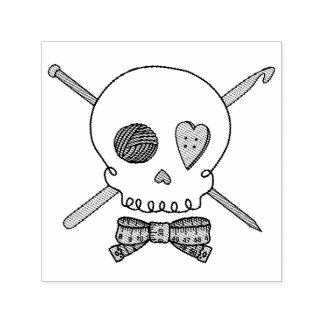 Skull von Fahrzeugen - Strick & Crochet (Bow-Krawa Permastempel