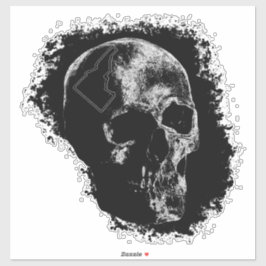 SKULL VON IDAHO AUFKLEBER