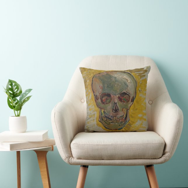 Skull von Vincent Van Gogh Kissen (Stuhl )