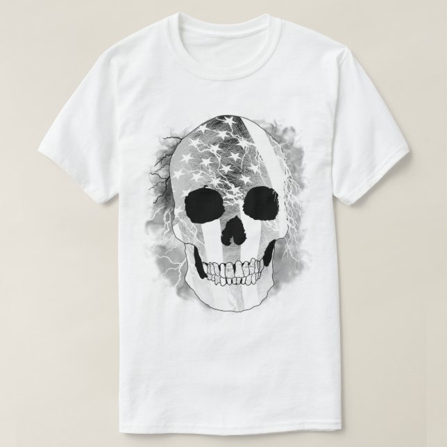 Skull Warrior Soldier T-Shirt (Design vorne)