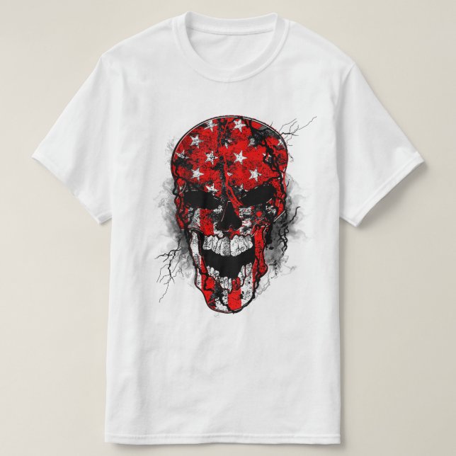 Skull Warrior Soldier T-Shirt (Design vorne)