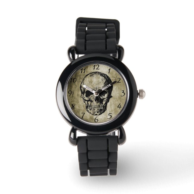 Skull Watch Armbanduhr (Vorderseite)