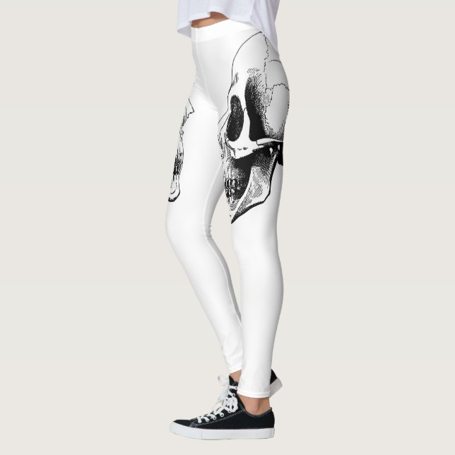 Skull White Leggings (Links)