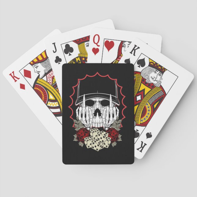 Skull & Würfel Spielkarten (Rückseite)