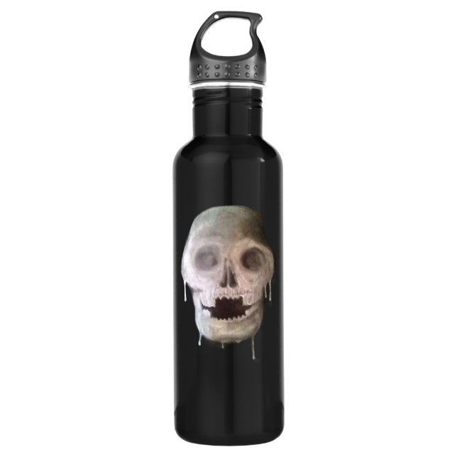 Skull Zeichnend Wasserflasche Edelstahlflasche (Vorderseite)