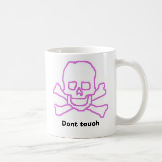 skullandbones, tun nicht Touch Kaffeetasse