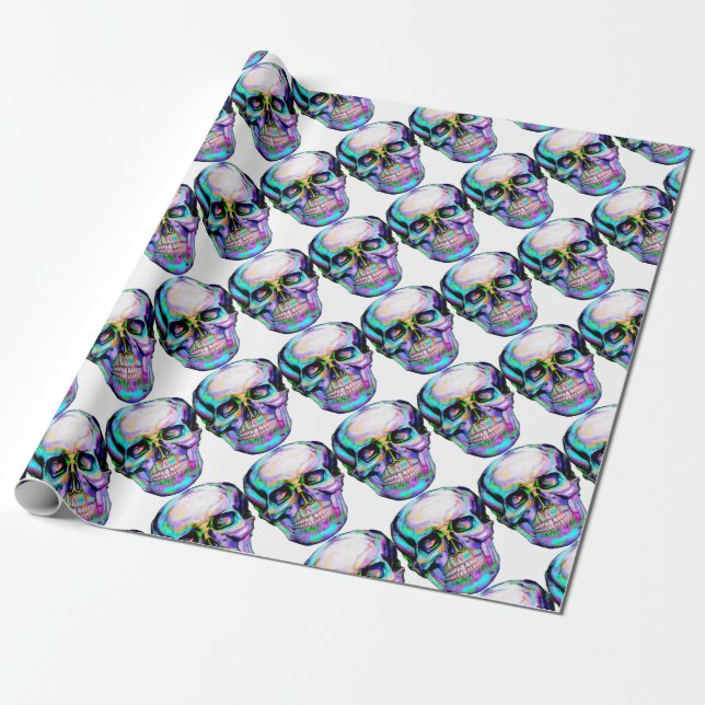 Skullerful Geschenkpapier (Ungerollt)