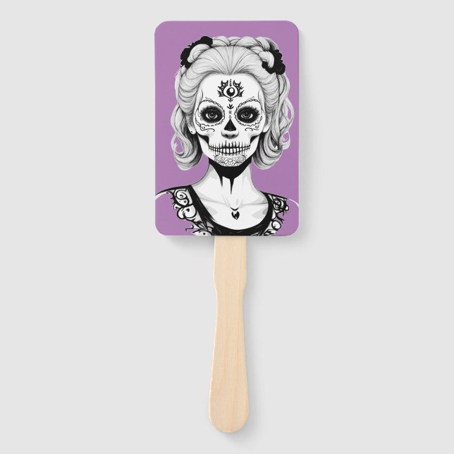 SKULLHEAD FRAU FÄCHER (Vorderseite)