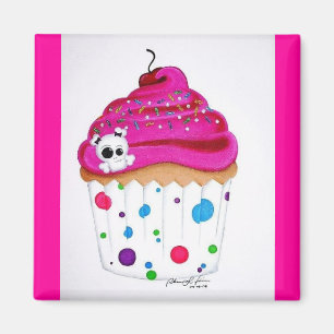 Skullie Kuchen-Magnet Magnet
