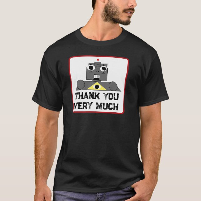 Skullnskin Grafik "Roboto" T-Shirt (Vorderseite)