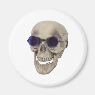 SkullPurpleGlasses121611 Magnet