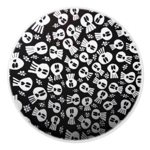 Skulls-ceramic pull drawer keramikknauf