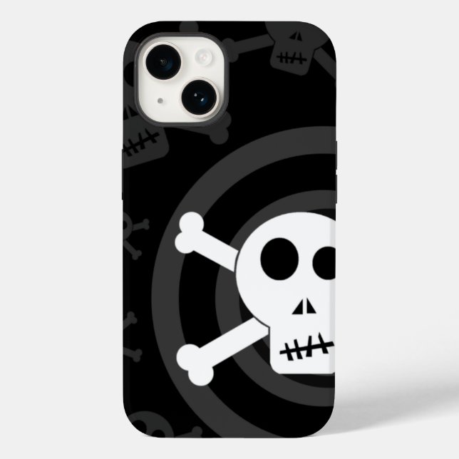 =[ Skulls & Crossbones ]= Case-Mate iPhone Hülle (Rückseite)